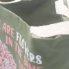 AWM Bavlnená Taška s Potlačou - We are Flowers 1ks (Farba Olivová)