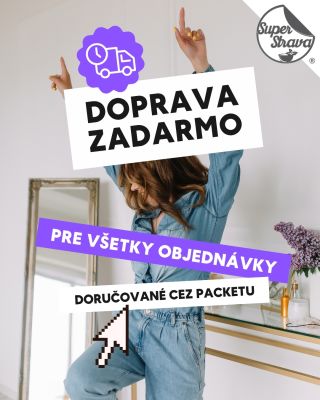 Výhodnejšie nákupy!🚛 Všetky objednávky vám práve teraz doručíme službou Packeta úplne zadarmo✅ Navštívte náš e-shop, máme...
