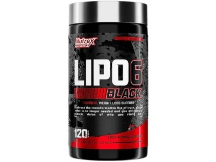 nutrex lipo 6 black weight loss support 120 kapsul original