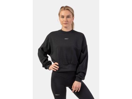 Voľná mikina cez hlavu "Feeling good" 420