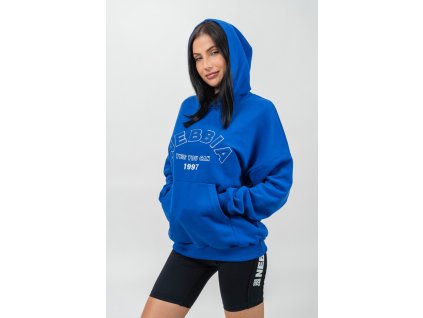 Oversize mikina s kapucňou Gym rat 256