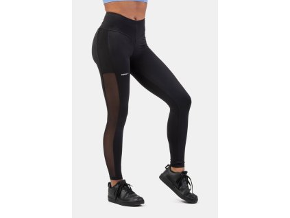Čierne Breathe legíny so sieťkou 401