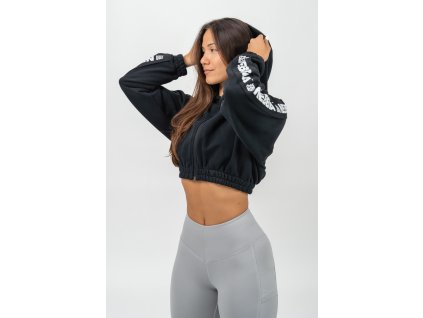 Crop mikina s kapucňou Iconic 254