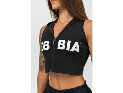Crop mikina bez rukávov Muscle mommy 258
