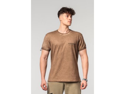 Washed-off bavlnené tričko MAX OUT 357