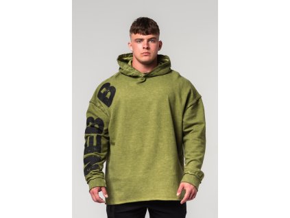 Washed-off oversized mikina s kapucňou NO BS 371