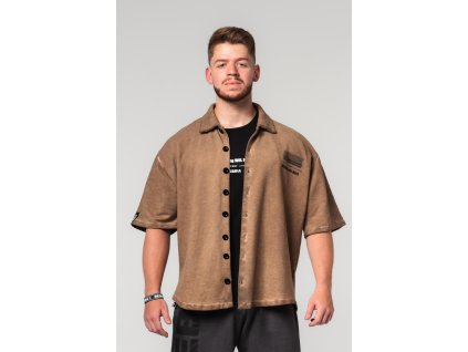 Washed-off oversized košeľa 90s THROWBACK 347