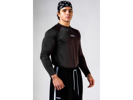 Seamless tričko s dlhým rukávom POWER 901 black NEBBIA