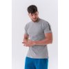Športové Fit tričko Essentials 326 bledá sivá NEBBIA