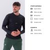 Funkčné tričko s dlhým rukávom Layer up 329 čierna NEBBIA