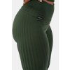 Rebrované high-waist legíny z organickej bavlny 405
