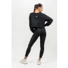 483 Crop Crew Neck Sweatshirt Black 04