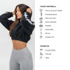 Crop mikina s kapucňou Iconic 254