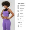 Fit activewear vystužená športová podprsenka 437