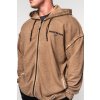 Washed-off mikina na zips GYM BRO 362