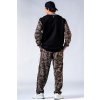 Relaxed fit mikina POWER 903 light brown camo NEBBIA