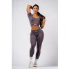 Tvarujúce bezšvové maximum push-up legíny FLOW SEAMLESS 497 dark grey NEBBIA