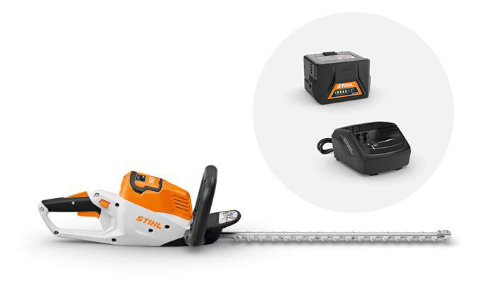 Akumulátorové záhradné nožnice na živý plot STIHL HSA 50, set s 1x AK 10 4521 011 3578