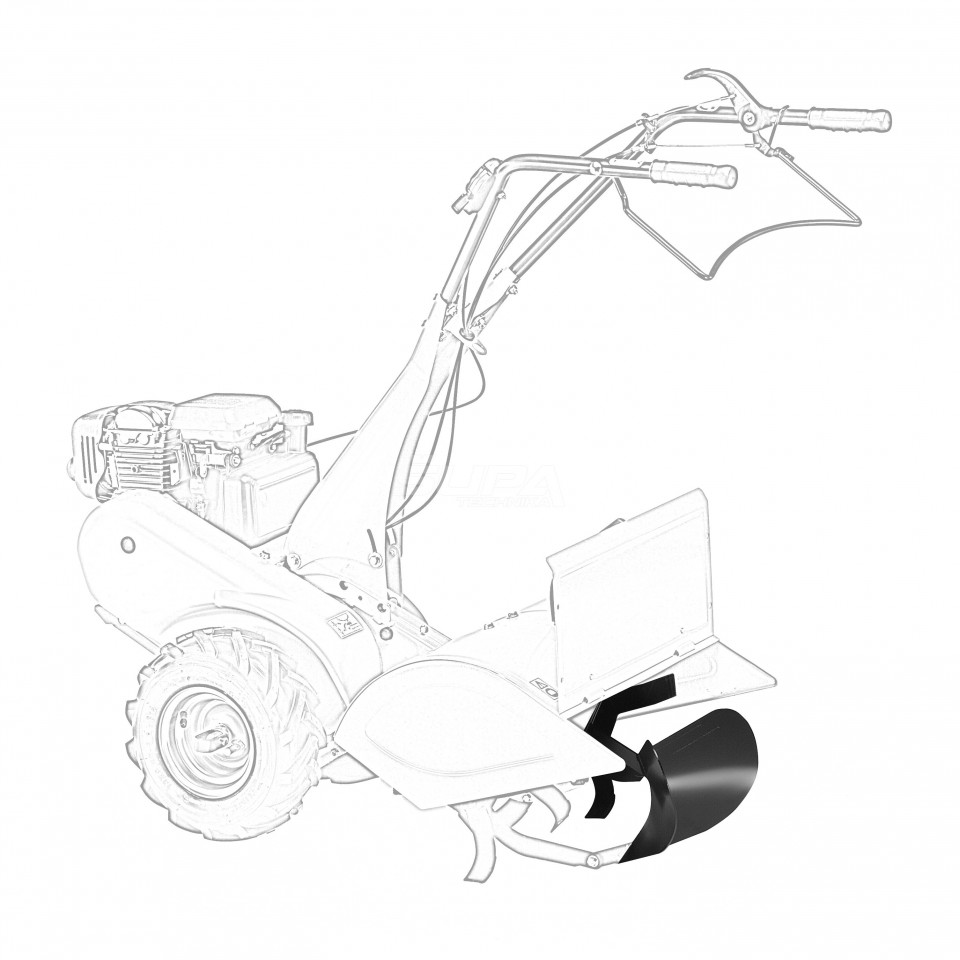 Hrobkovacia radlica _ adaptér k Silex 103 B STIGA 290030020/10