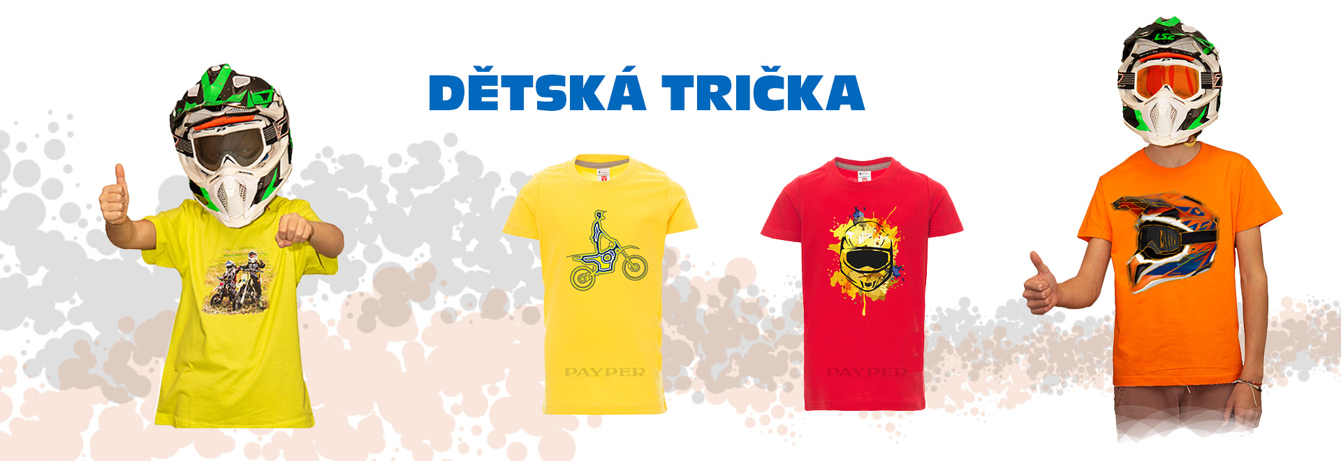 Motivy dětská trička