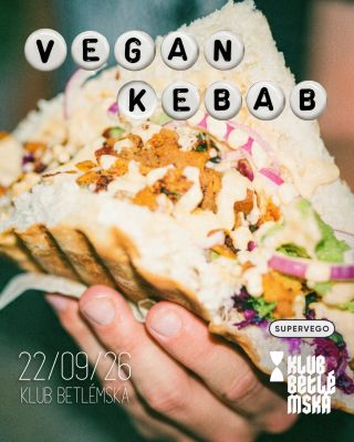 SUPERVEGO VEGAN KEBAB POP-UP JE ZPĚT! Minule jste nám udělali takovou radost, že jsme si řekli, že to dáme znovu....