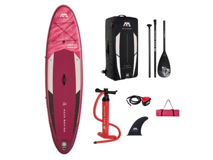 PADDLEBOARD AQUA MARINA CORAL 10,2-31 + kurz zdarma