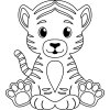 Tiger Outline