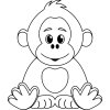 Gorilla Outline