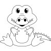 Crocodile Outline