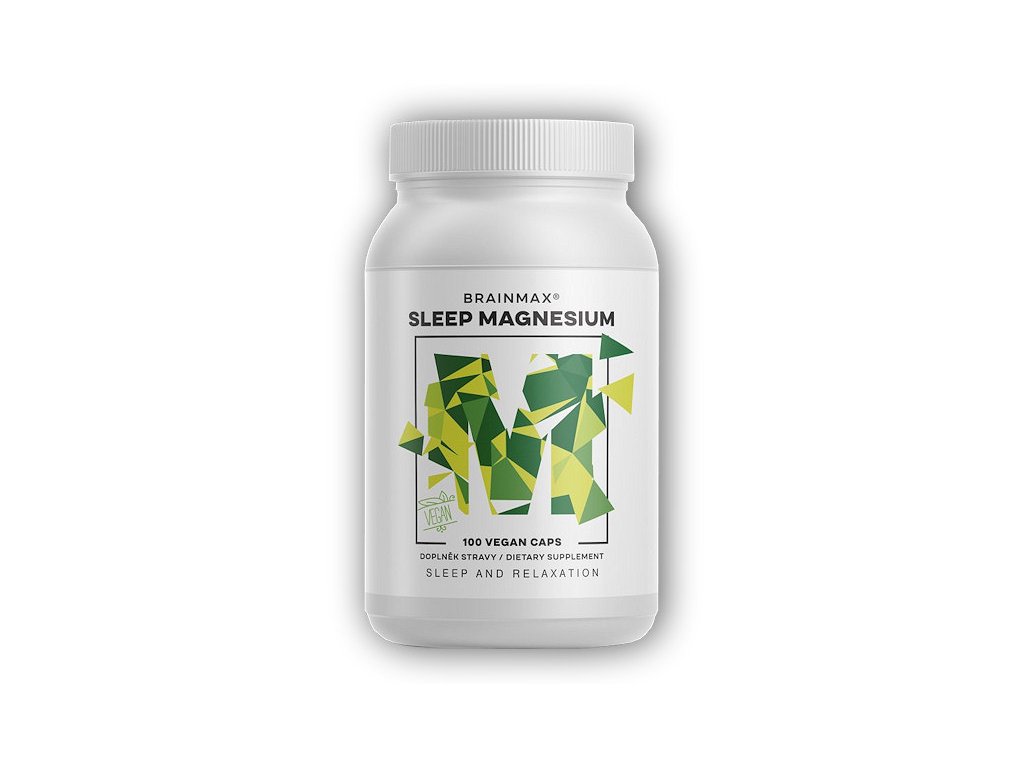 BrainMax Sleep Magnesium 320mg 100 kapslíšťáva z višně)