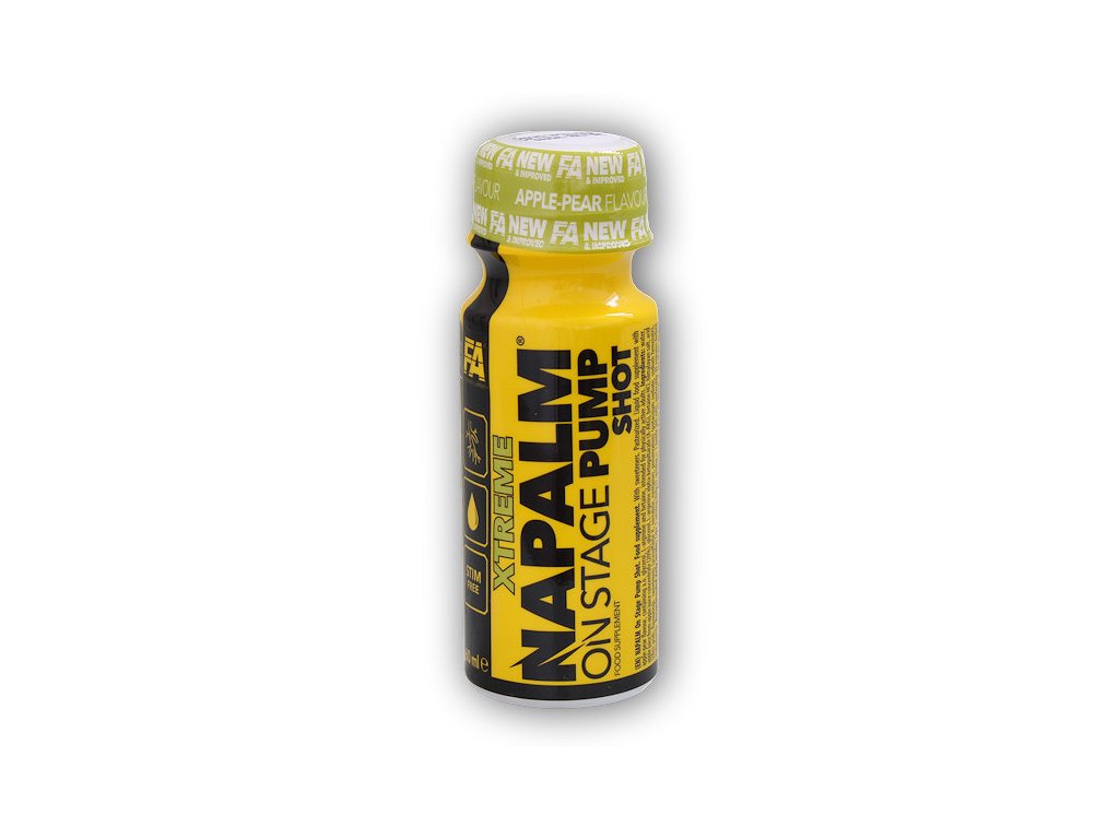 Fitness Authority NAPALM On Stage PUMP shot 60ml (Varianta cherry passionfruit)