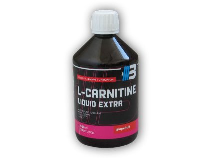 Body Nutrition L-Carnitine liquid extra chrom green 500ml (Varianta pink grep)