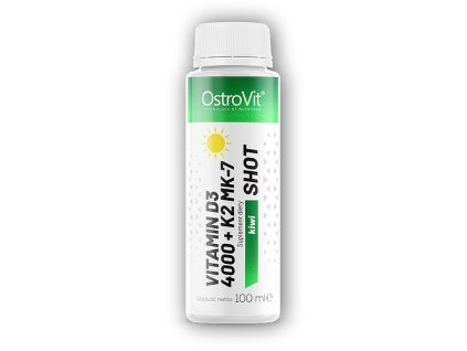 Ostrovit Vitamin D3 4000 IU + K2 MK-7 shot 100ml