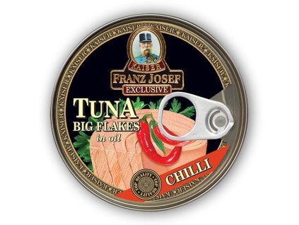Franz Josef Kaiser Tuňák kousky v rostlinném oleji s chilli 170g
