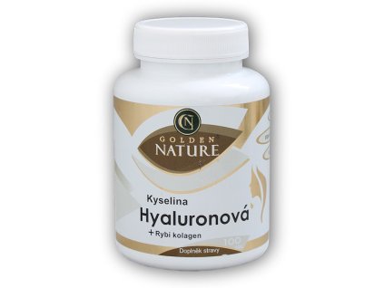 Golden Natur Kyselina Hyaluronová + Rybí kolagen + Vitamin C 100 kapslí
