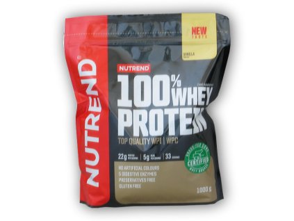 Nutrend 100% Whey Protein NEW 1000g (Varianta karamelové latte)