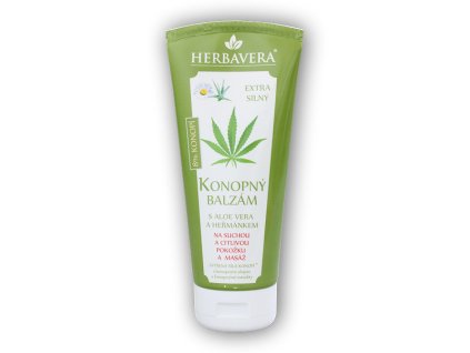 Herbavera Konopný Balzám s aloe vera a heřmánkem 200ml