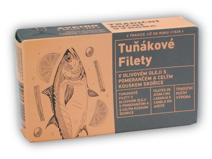 Aveiro Tuňákové filety v olivovém oleji s pomerančem 120g