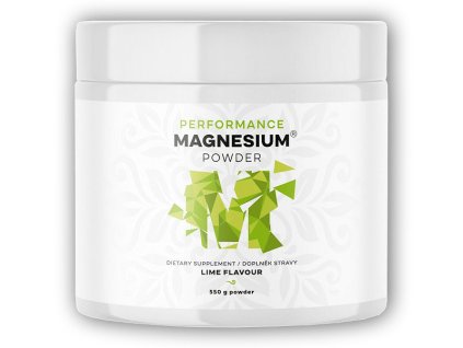 BrainMax Performance Magnesium Powder (hořčík bisglycinát v prášku) 550g (Varianta limetka)