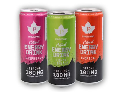Puhdistamo Natural Energy Drink STRONG 330ml (Varianta lemon)
