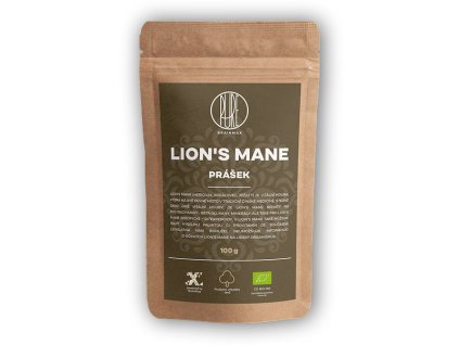 BrainMax Pure Pure Lion\'s Mane (Hericium) prášek BIO 100g