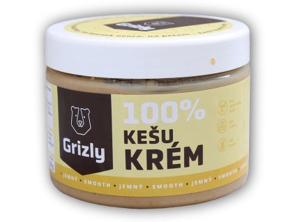 Grizly Kešu krém jemný 100% 500g