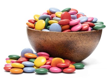 Grizly Lentilky MINI s přírodními barvivy 50g