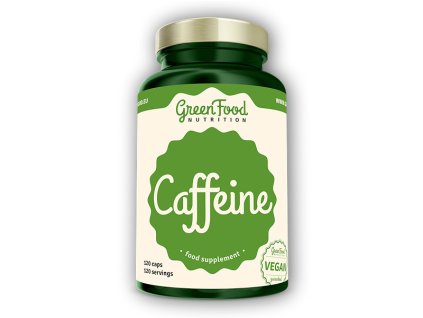 GreenFood Nutrition Caffeine Kofein 120 kapslí