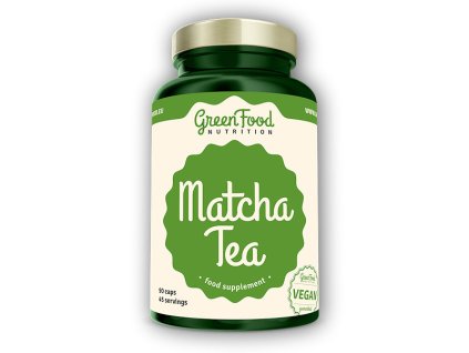 GreenFood Nutrition Matcha Tea 90 kapslí