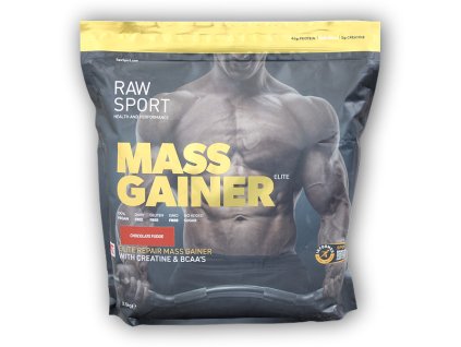 Raw Sport Elite Mass Gainer 2500g (Varianta vanilla)