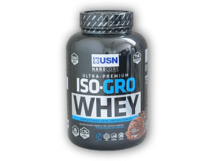 USN Iso-Gro whey protein 2000g (Varianta smetanová sušenka)