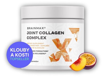 BrainMax Joint collagen komplex 225g (Varianta broskev marakuja)