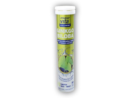 Maxivita MaxiVita Exclusive ginkgo biloba 20 šumivých tablet