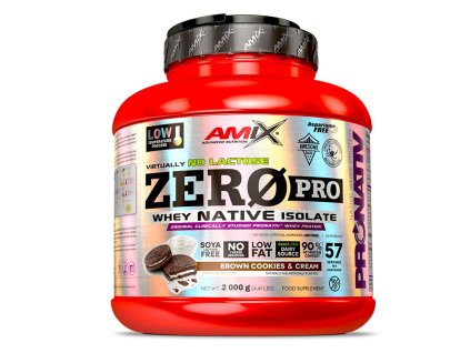 Amix ZeroPro Protein 1000g (Varianta double white chocolate)